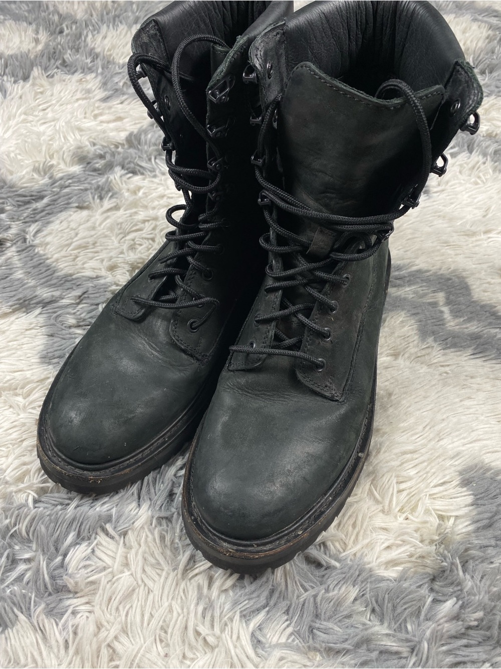 $250 Thursday Boot Co. Explorer Matte Black Combat Boots Vibram Mens Size 10